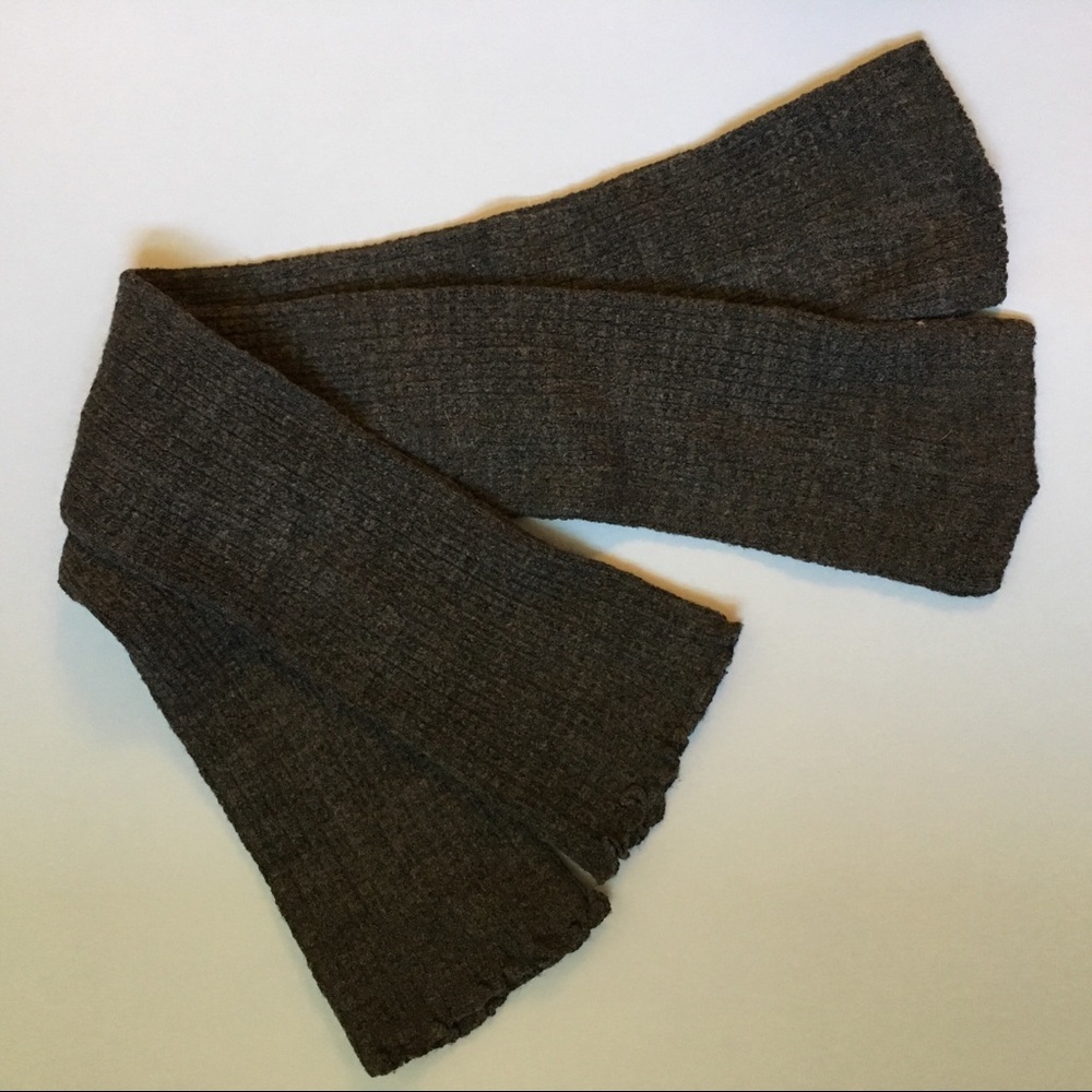 kd new york 30” legwarmer (ruffled rib), charcoal